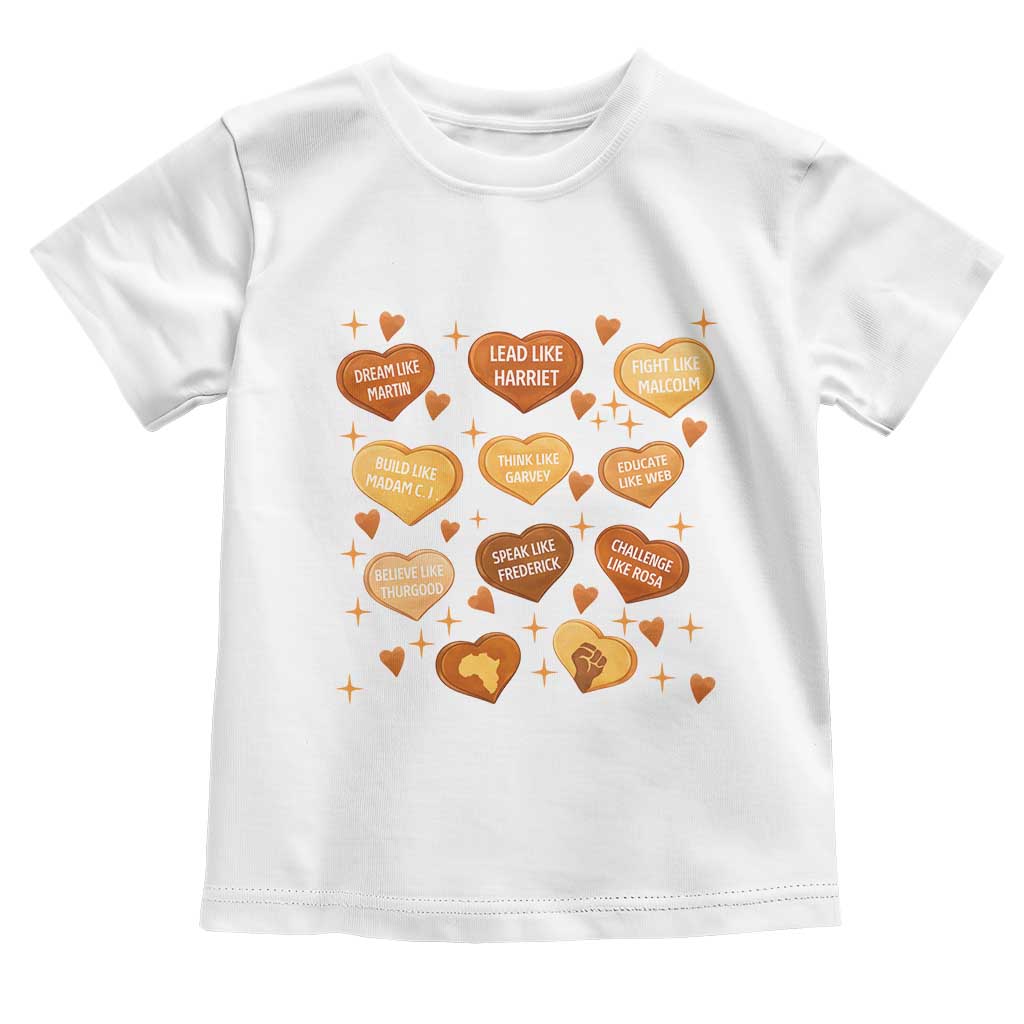 Black History Leaders Toddler T Shirt African American Teachers Pride - Wonder Print Shop