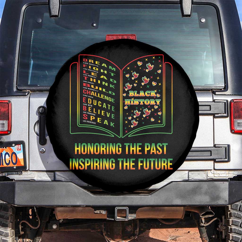Black History Leaders Book Spare Tire Cover African American History For Teachers - Wonder Print Shop