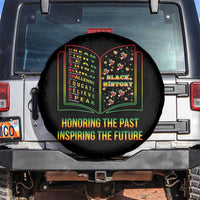 Black History Leaders Book Spare Tire Cover African American History For Teachers - Wonder Print Shop