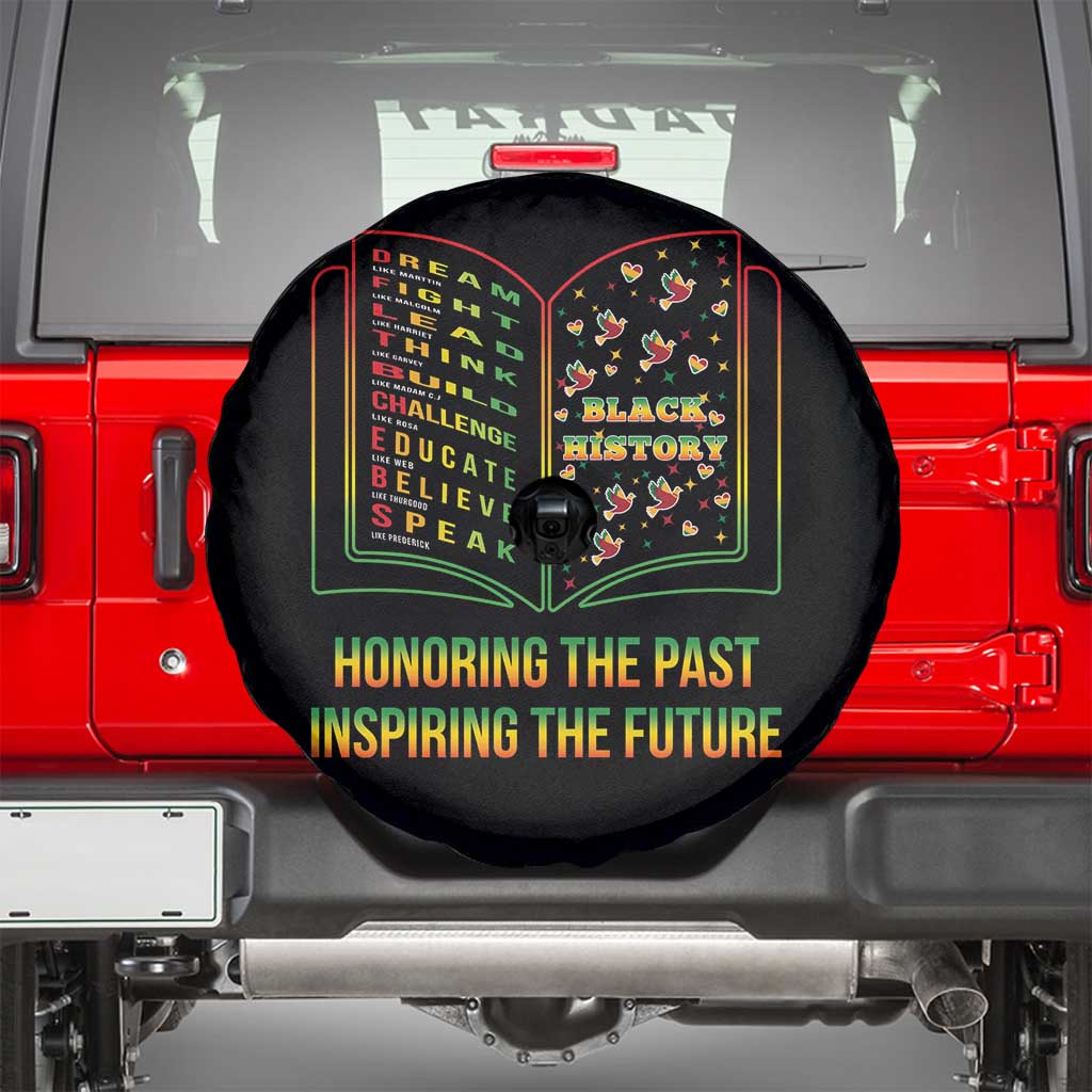 Black History Leaders Book Spare Tire Cover African American History For Teachers - Wonder Print Shop