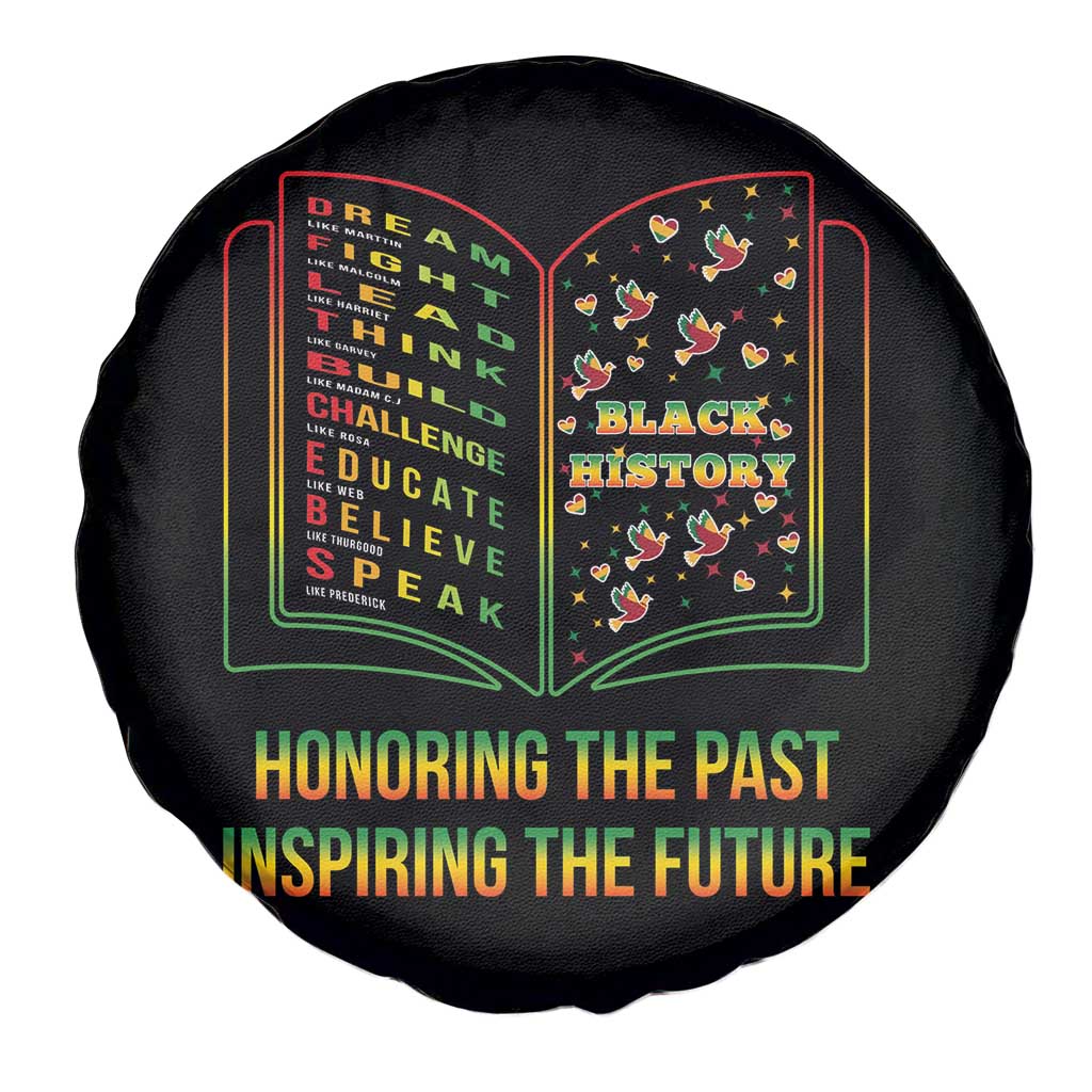Black History Leaders Book Spare Tire Cover African American History For Teachers - Wonder Print Shop