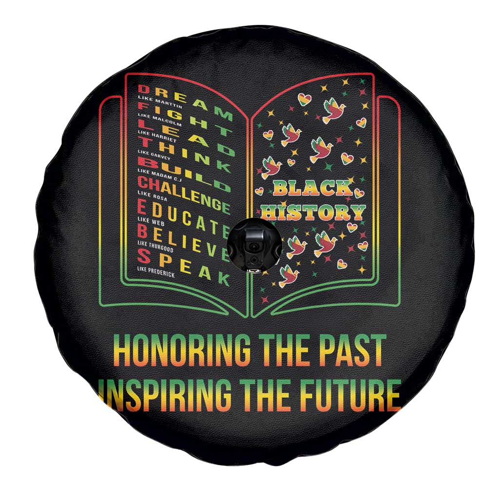 Black History Leaders Book Spare Tire Cover African American History For Teachers - Wonder Print Shop