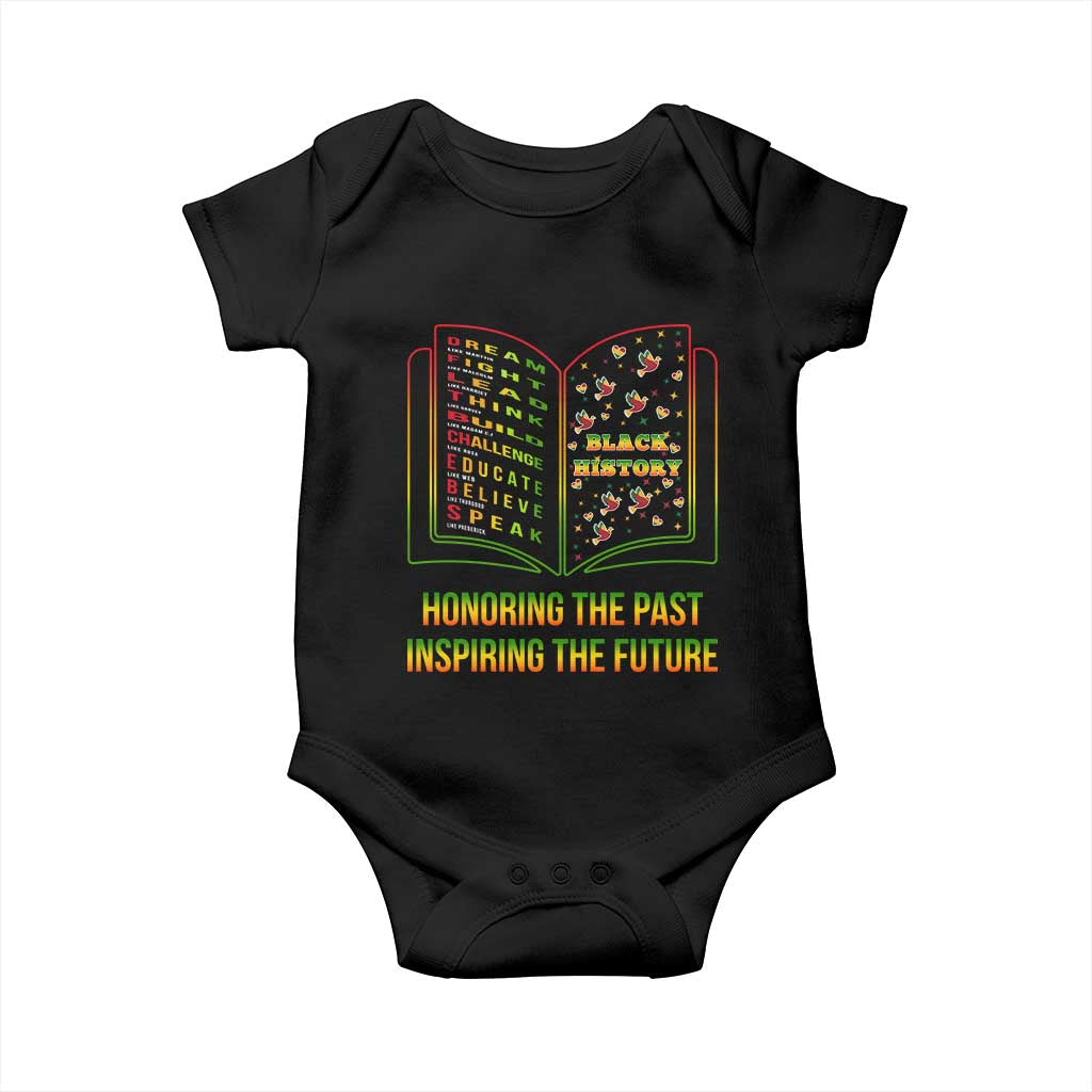 Black History Leaders Book Baby Onesie African American History For Teachers - Wonder Print Shop