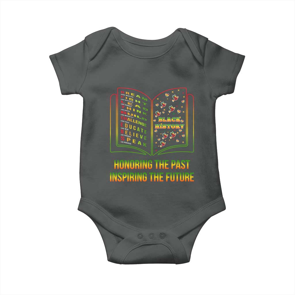 Black History Leaders Book Baby Onesie African American History For Teachers - Wonder Print Shop