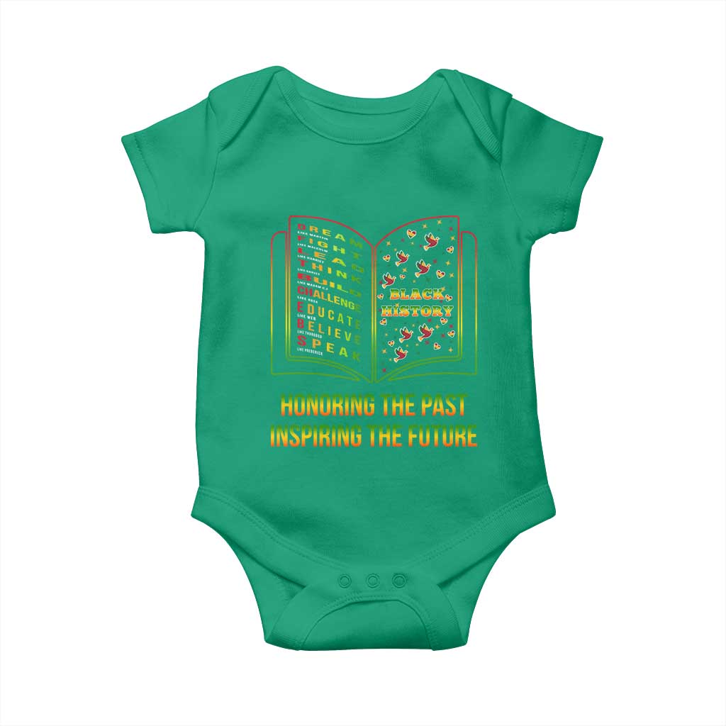 Black History Leaders Book Baby Onesie African American History For Teachers - Wonder Print Shop