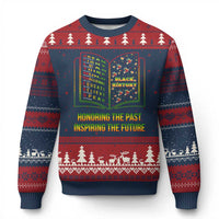Black History Leaders Book Ugly Christmas Sweater African American History For Teachers - Wonder Print Shop
