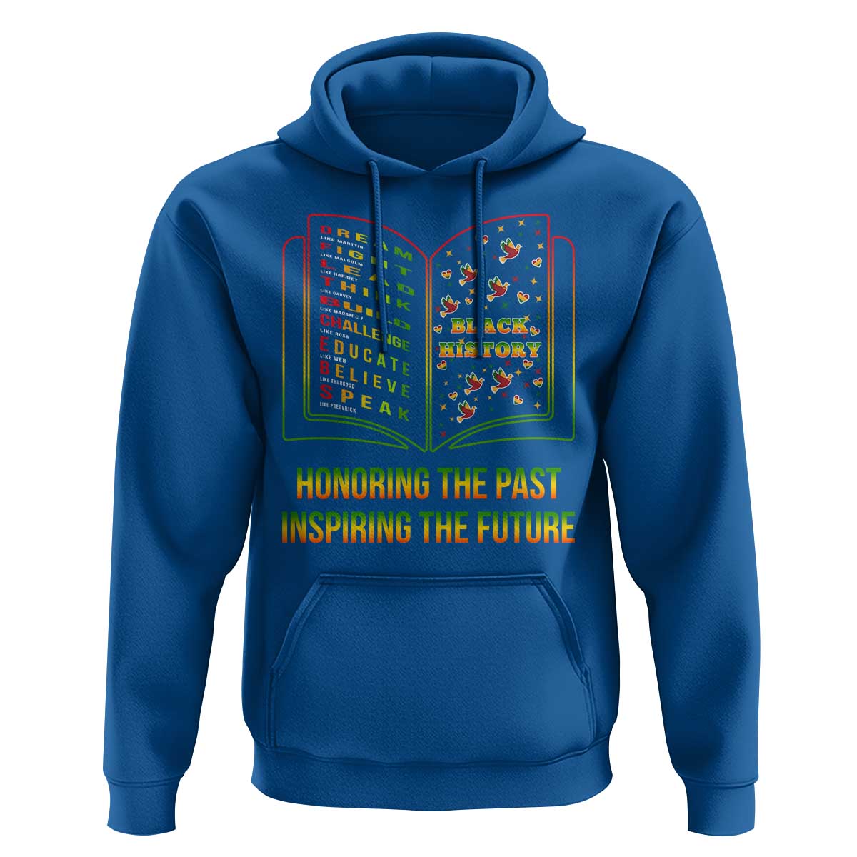 Black History Leaders Book Hoodie African American History For Teachers - Wonder Print Shop