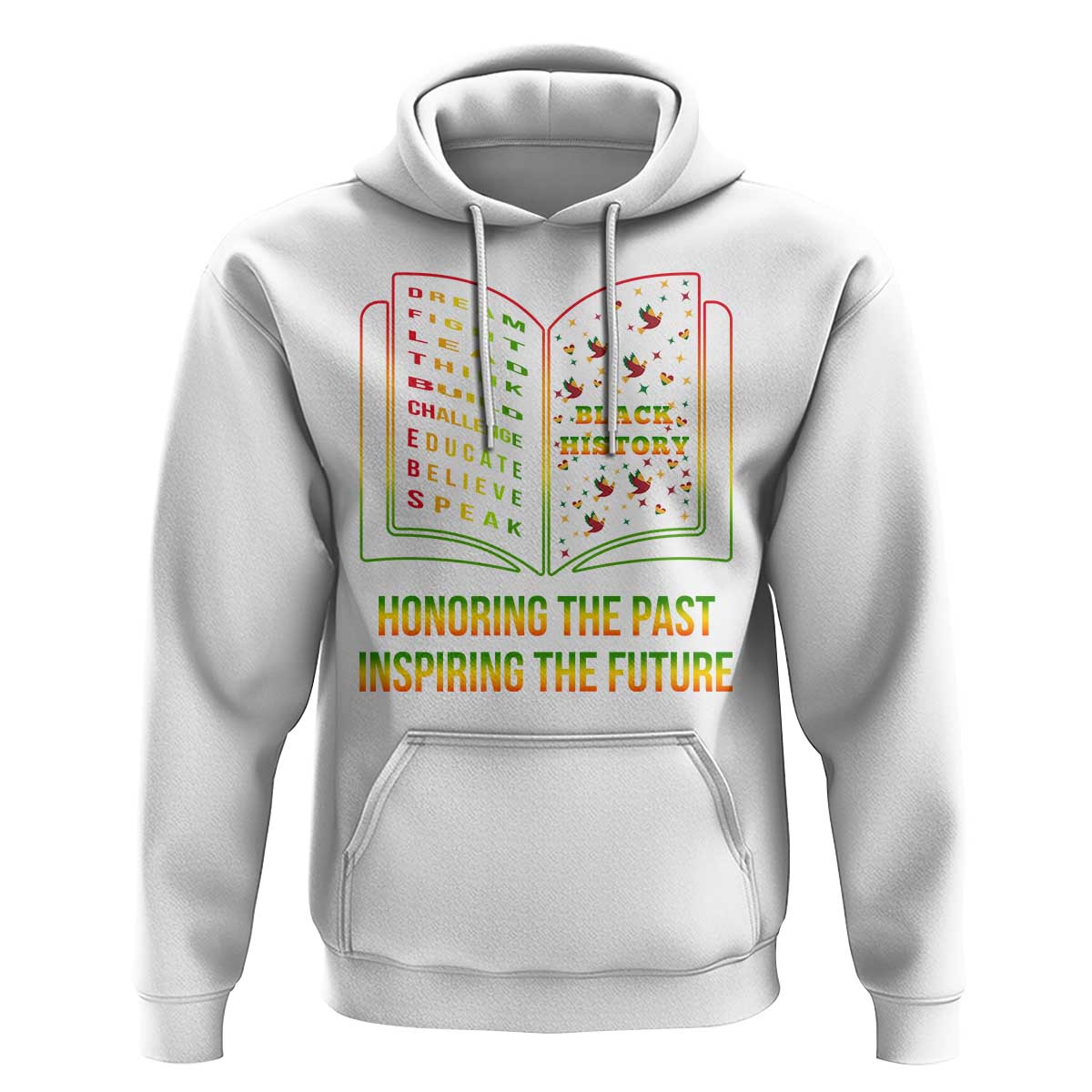 Black History Leaders Book Hoodie African American History For Teachers - Wonder Print Shop