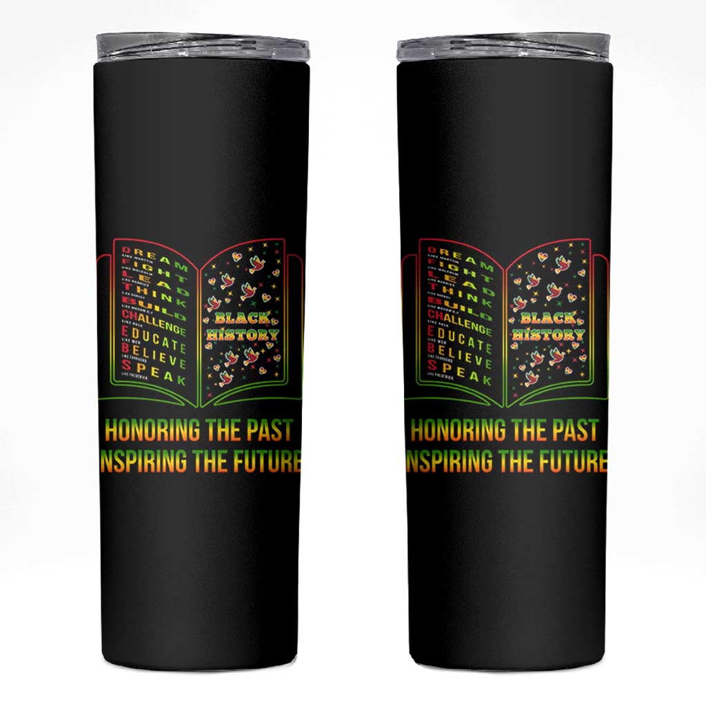 Black History Leaders Book Skinny Tumbler African American History For Teachers - Wonder Print Shop
