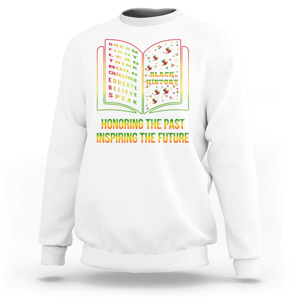 Black History Leaders Book Sweatshirt African American History For Teachers - Wonder Print Shop