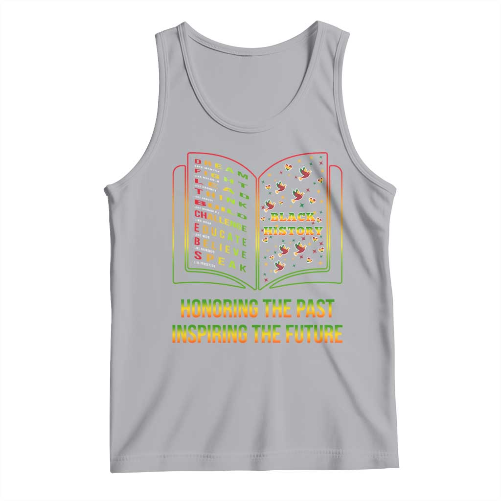 Black History Leaders Book Tank Top African American History For Teachers - Wonder Print Shop