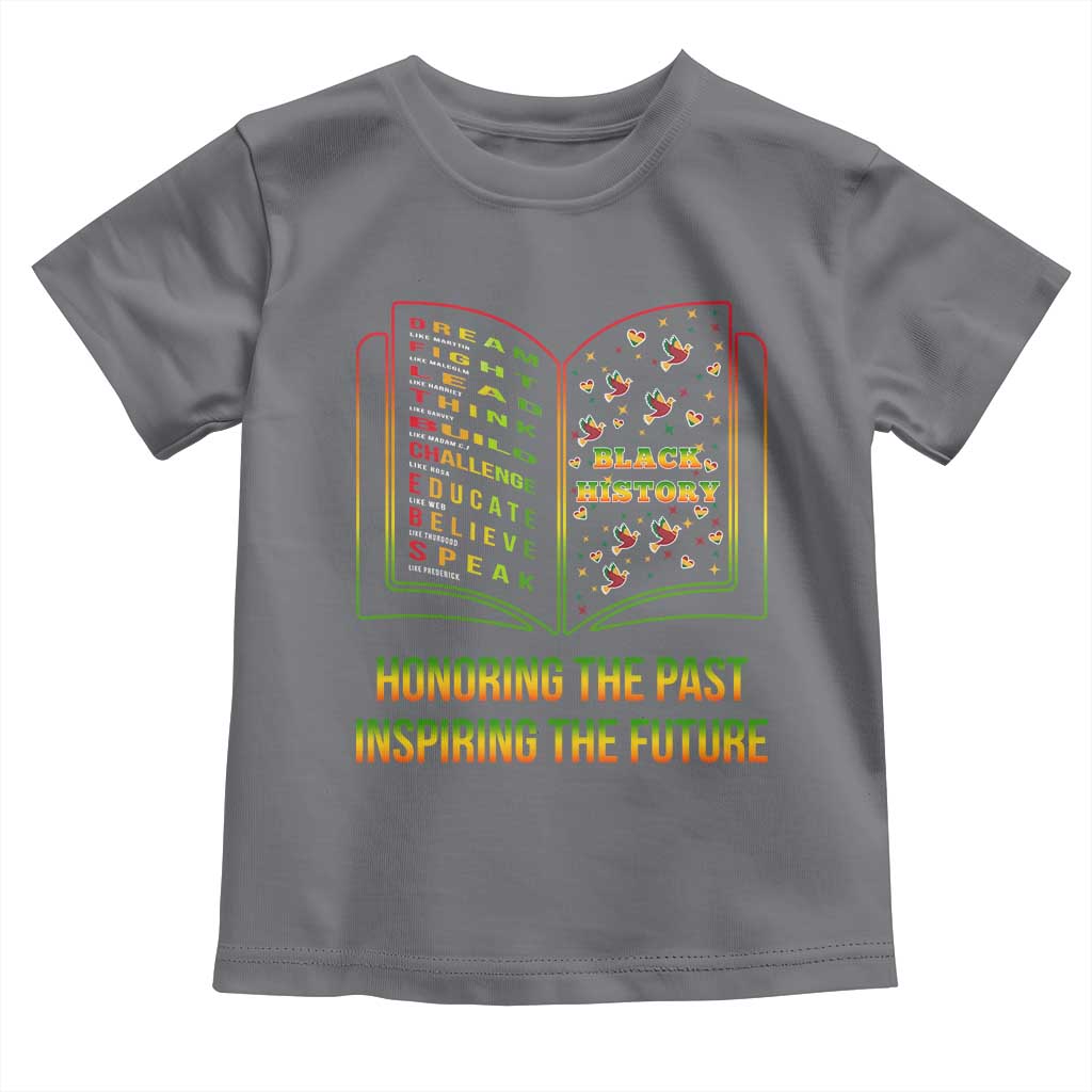 Black History Leaders Book Toddler T Shirt African American History For Teachers - Wonder Print Shop