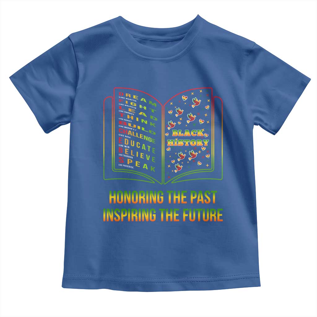 Black History Leaders Book Toddler T Shirt African American History For Teachers - Wonder Print Shop