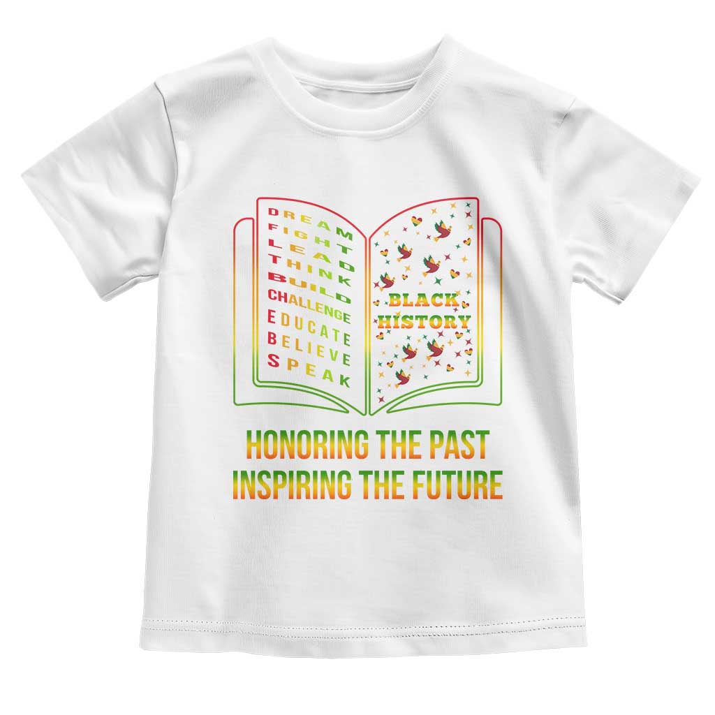 Black History Leaders Book Toddler T Shirt African American History For Teachers - Wonder Print Shop