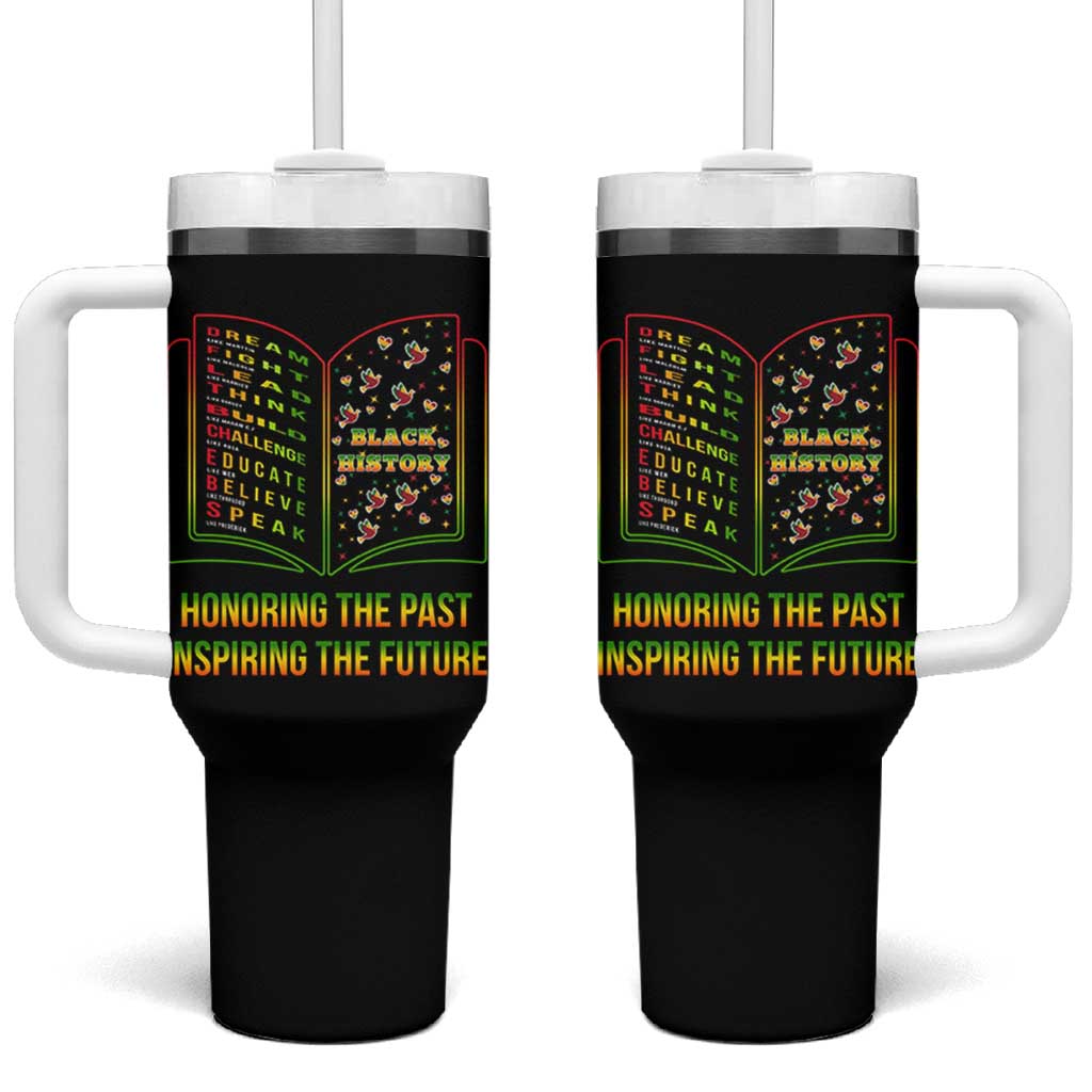 Black History Leaders Book Tumbler With Handle African American History For Teachers - Wonder Print Shop