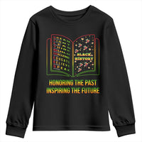 Black History Leaders Book Youth Sweatshirt African American History For Teachers - Wonder Print Shop