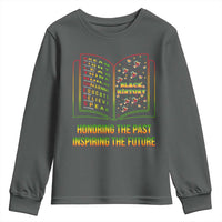 Black History Leaders Book Youth Sweatshirt African American History For Teachers - Wonder Print Shop