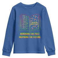 Black History Leaders Book Youth Sweatshirt African American History For Teachers - Wonder Print Shop