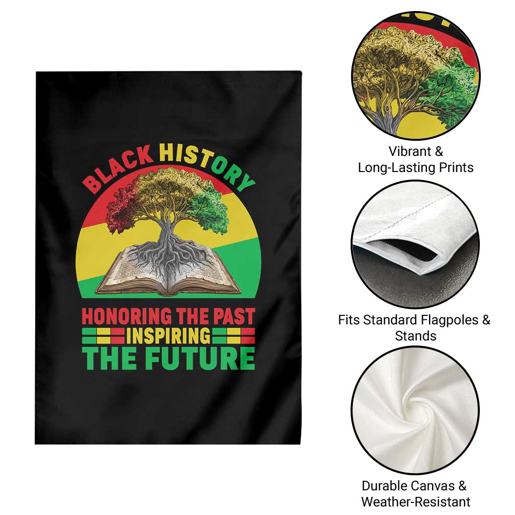 Black History Honoring The Past Inspiring The Future Garden Flag African American Pride - Wonder Print Shop