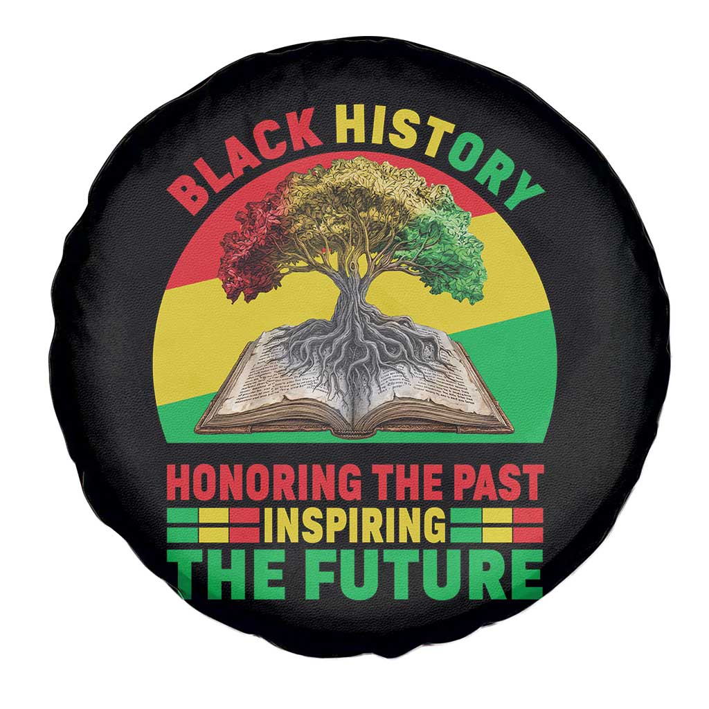 Black History Honoring The Past Inspiring The Future Spare Tire Cover African American Pride - Wonder Print Shop