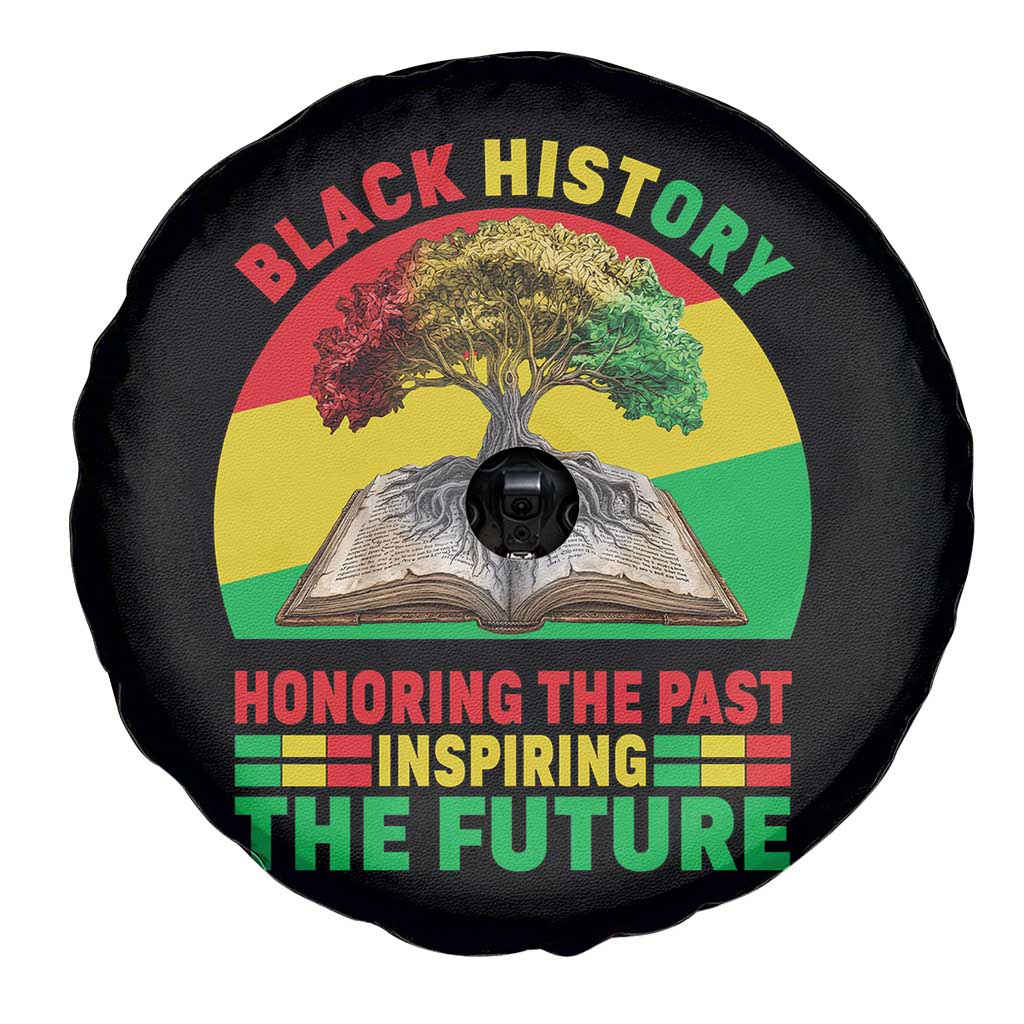 Black History Honoring The Past Inspiring The Future Spare Tire Cover African American Pride - Wonder Print Shop