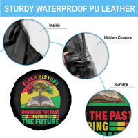 Black History Honoring The Past Inspiring The Future Spare Tire Cover African American Pride - Wonder Print Shop