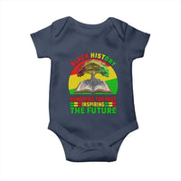 Black History Honoring The Past Inspiring The Future Baby Onesie African American Pride - Wonder Print Shop