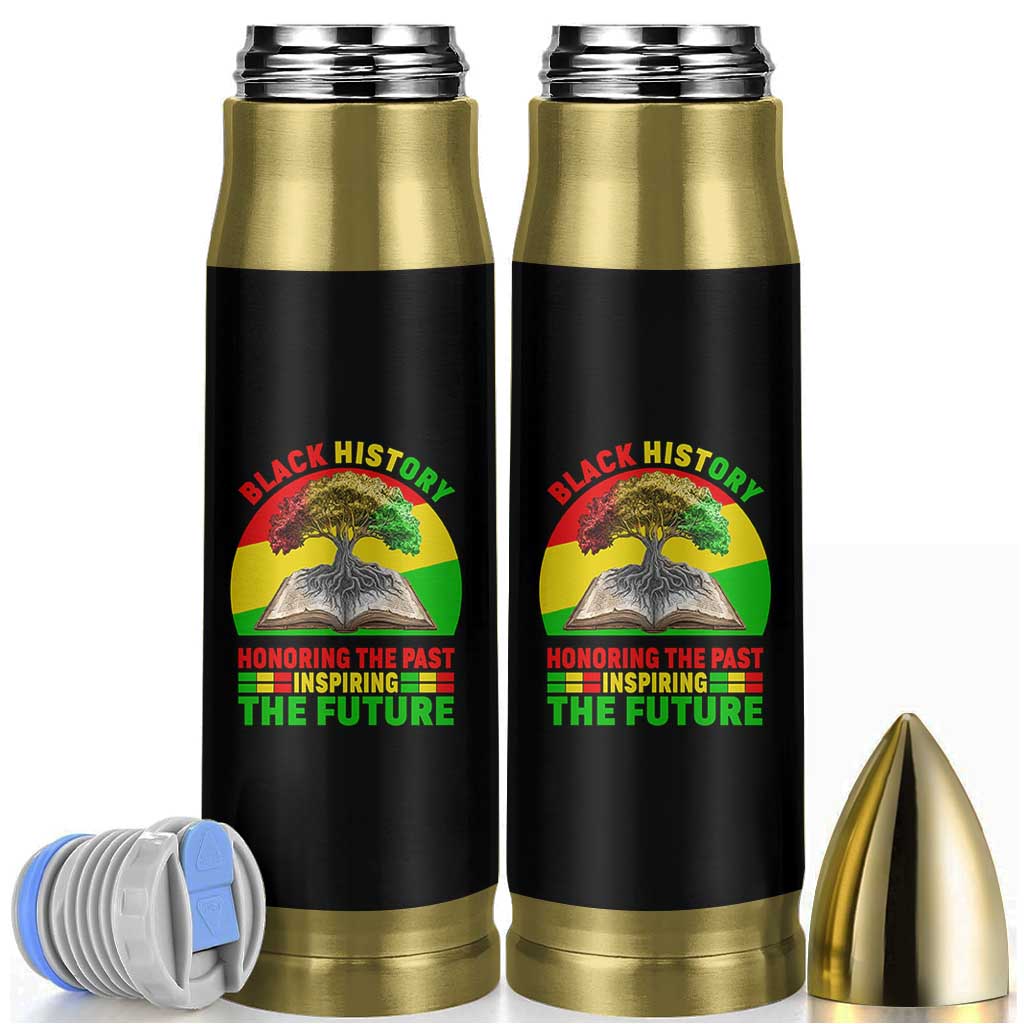 Black History Honoring The Past Inspiring The Future Bullet Tumbler African American Pride - Wonder Print Shop