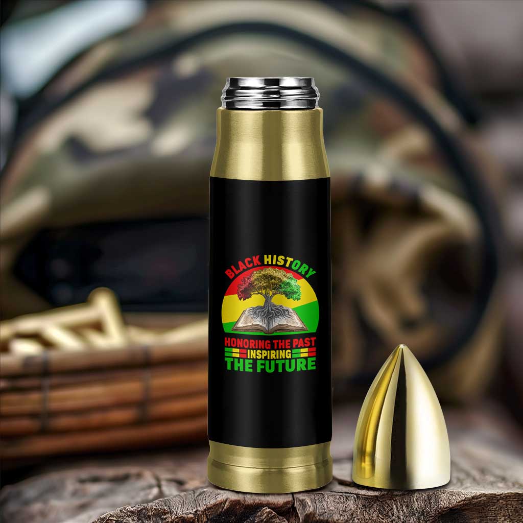Black History Honoring The Past Inspiring The Future Bullet Tumbler African American Pride - Wonder Print Shop