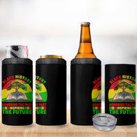 Black History Honoring The Past Inspiring The Future 4 in 1 Can Cooler Tumbler African American Pride - Wonder Print Shop