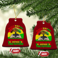 Black History Honoring The Past Inspiring The Future Ceramic Ornament African American Pride - Wonder Print Shop