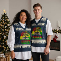 Black History Honoring The Past Inspiring The Future V-Neck Knit Sweater Vest African American Pride - Wonder Print Shop