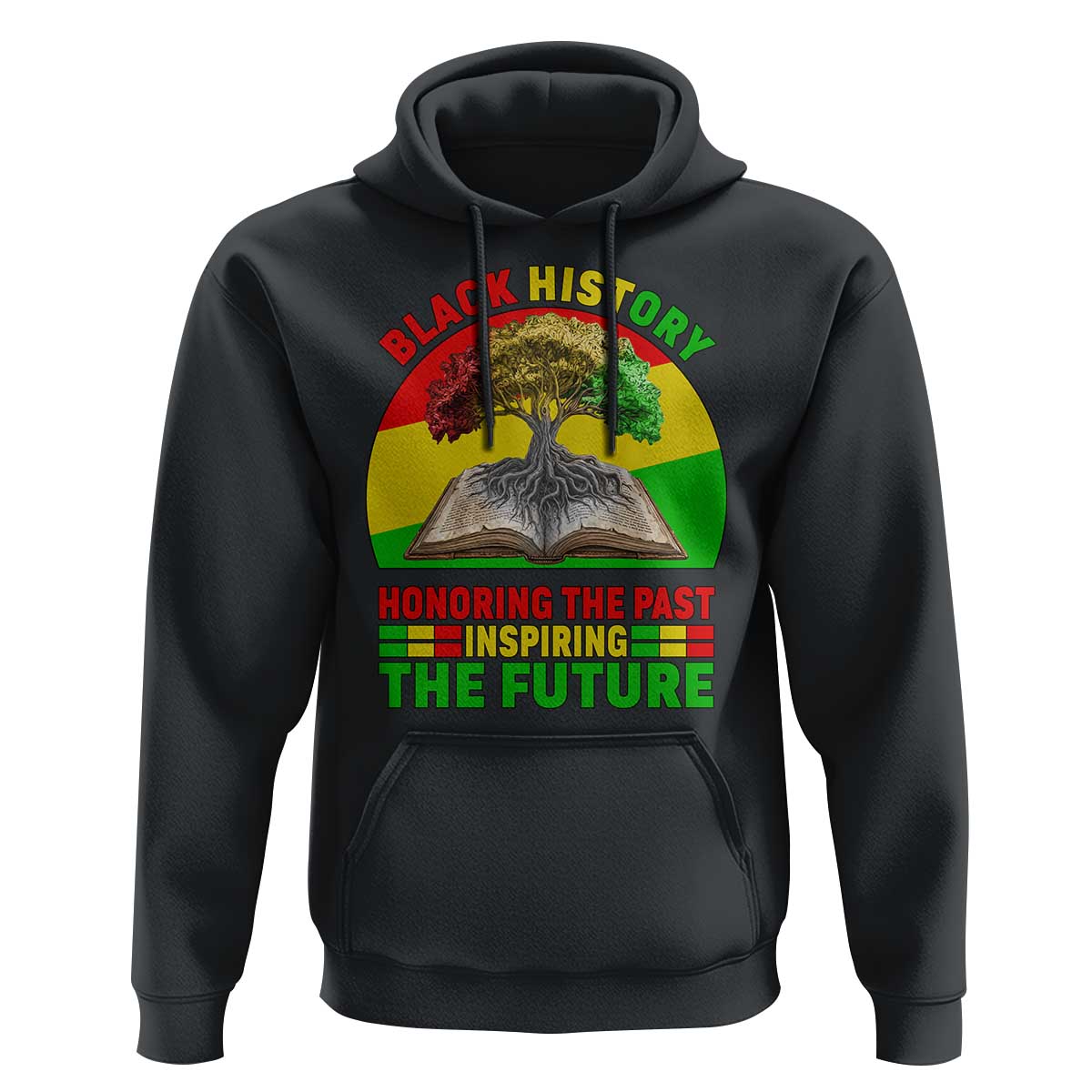 Black History Honoring The Past Inspiring The Future Hoodie African American Pride - Wonder Print Shop