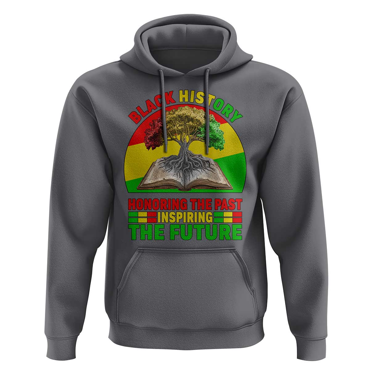 Black History Honoring The Past Inspiring The Future Hoodie African American Pride - Wonder Print Shop