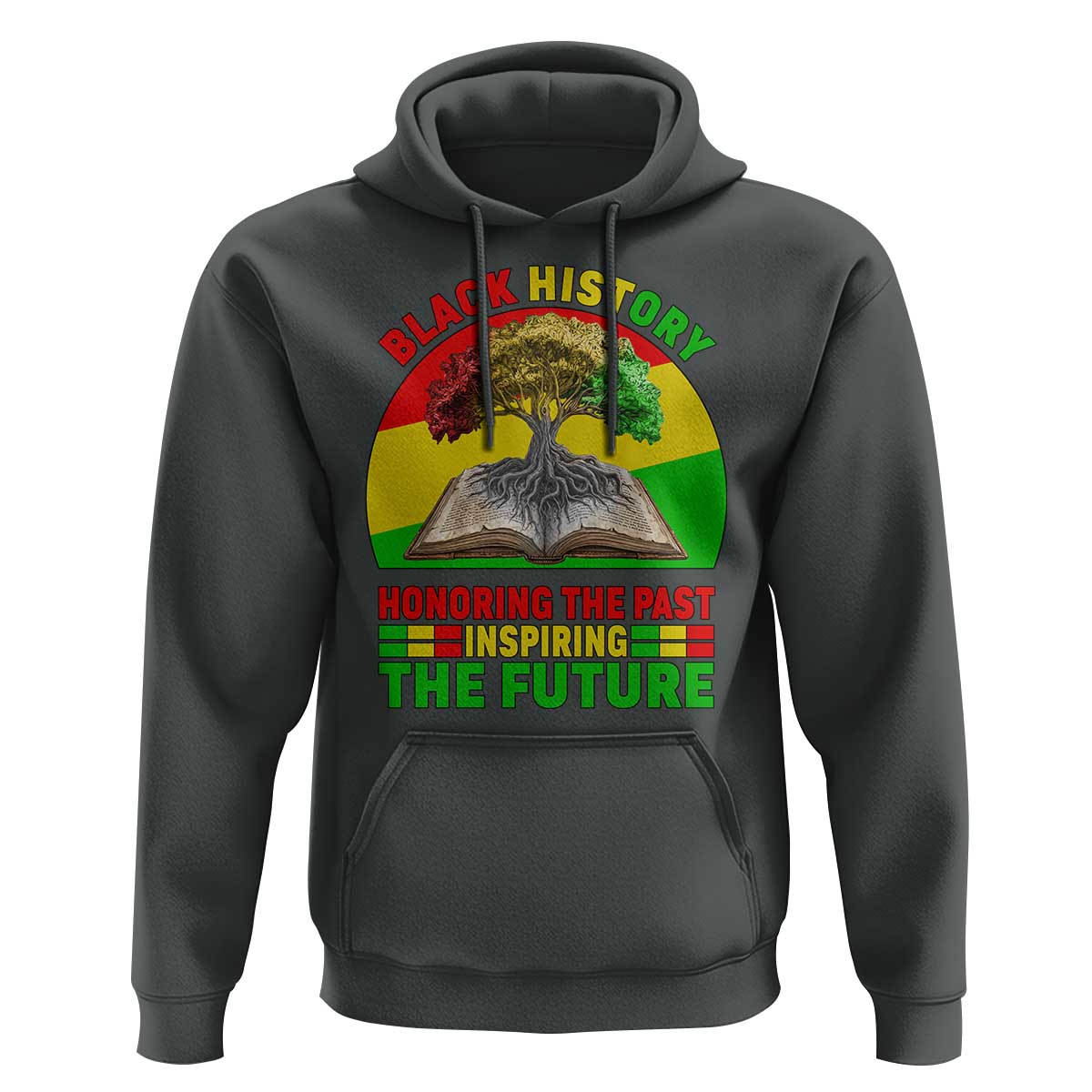 Black History Honoring The Past Inspiring The Future Hoodie African American Pride - Wonder Print Shop