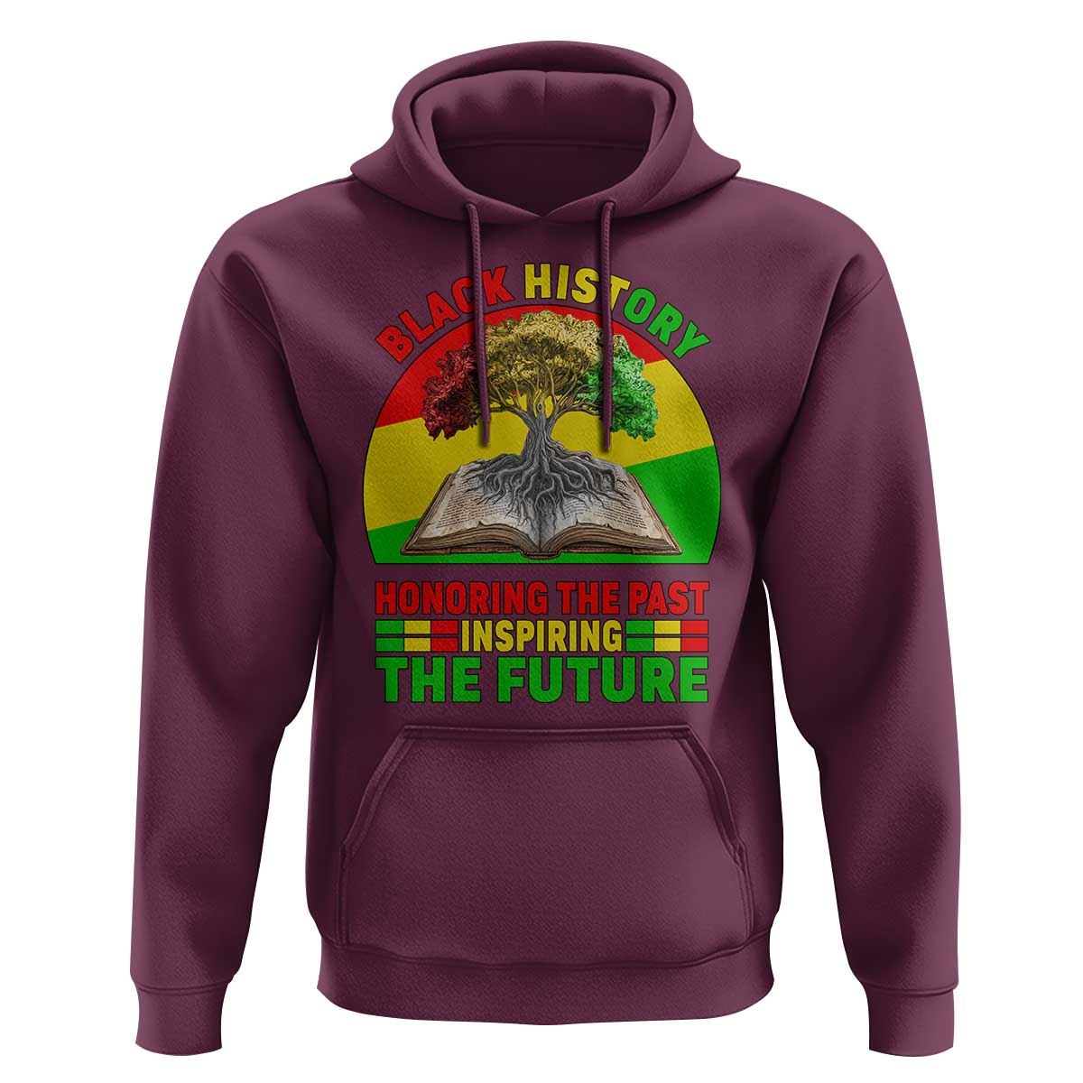 Black History Honoring The Past Inspiring The Future Hoodie African American Pride - Wonder Print Shop