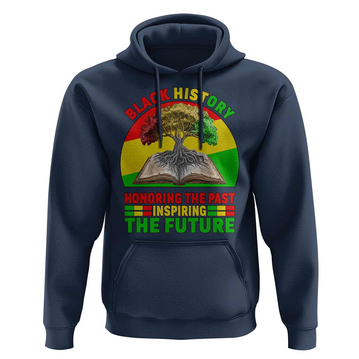 Black History Honoring The Past Inspiring The Future Hoodie African American Pride - Wonder Print Shop