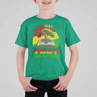 Black History Honoring The Past Inspiring The Future T Shirt For Kid African American Pride - Wonder Print Shop