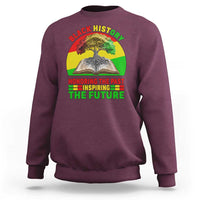 Black History Honoring The Past Inspiring The Future Sweatshirt African American Pride - Wonder Print Shop
