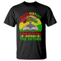 Black History Honoring The Past Inspiring The Future T Shirt African American Pride - Wonder Print Shop