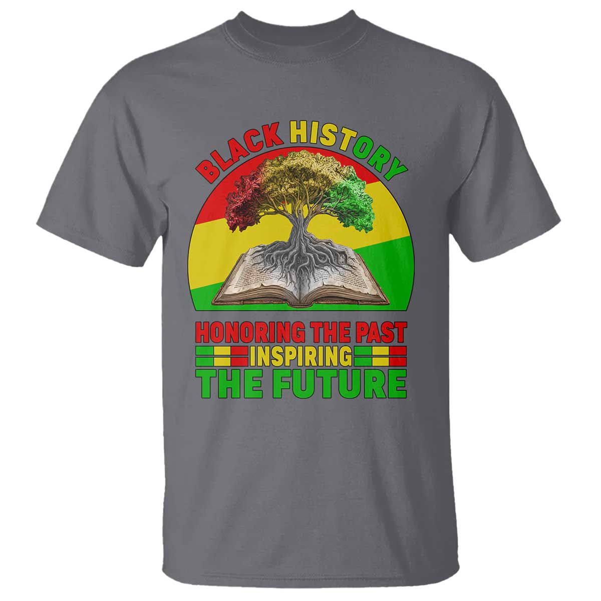 Black History Honoring The Past Inspiring The Future T Shirt African American Pride - Wonder Print Shop