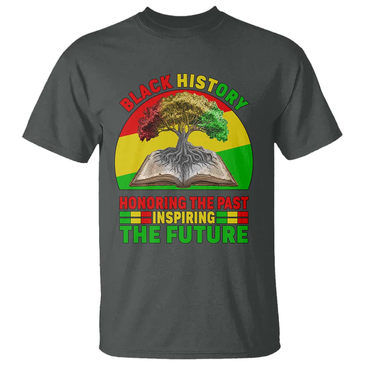 Black History Honoring The Past Inspiring The Future T Shirt African American Pride - Wonder Print Shop