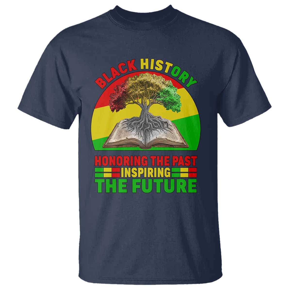 Black History Honoring The Past Inspiring The Future T Shirt African American Pride - Wonder Print Shop