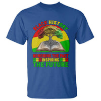 Black History Honoring The Past Inspiring The Future T Shirt African American Pride - Wonder Print Shop