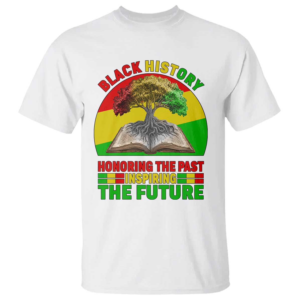 Black History Honoring The Past Inspiring The Future T Shirt African American Pride - Wonder Print Shop