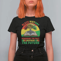 Black History Honoring The Past Inspiring The Future T Shirt For Women African American Pride - Wonder Print Shop