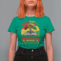 Black History Honoring The Past Inspiring The Future T Shirt For Women African American Pride - Wonder Print Shop