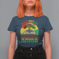 Black History Honoring The Past Inspiring The Future T Shirt For Women African American Pride - Wonder Print Shop