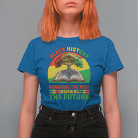 Black History Honoring The Past Inspiring The Future T Shirt For Women African American Pride - Wonder Print Shop
