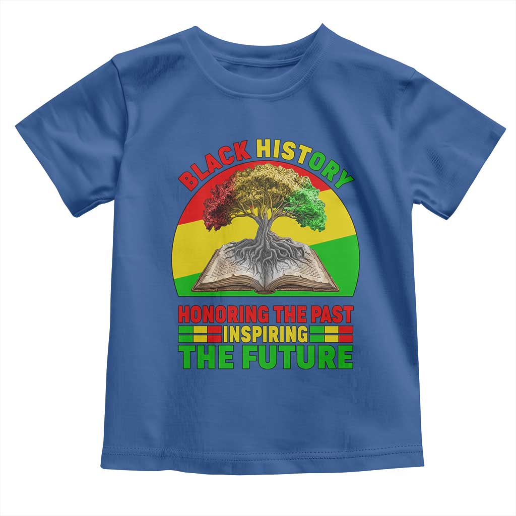 Black History Honoring The Past Inspiring The Future Toddler T Shirt African American Pride - Wonder Print Shop